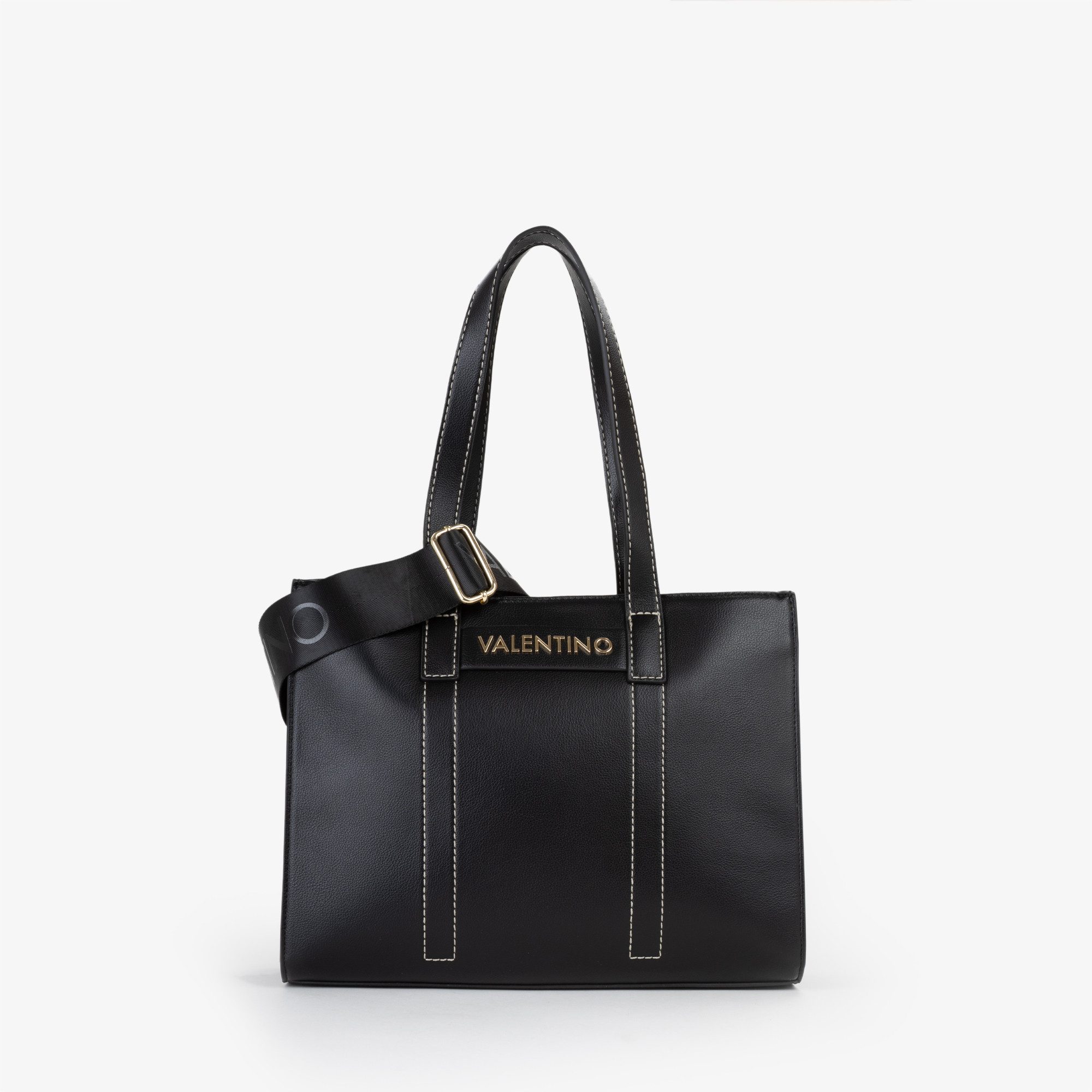 VALENTINO BAGS Shopper AURY RE, Damen Umhängetasche, Tragetasche, Schultertasche mit Kontrastnähten