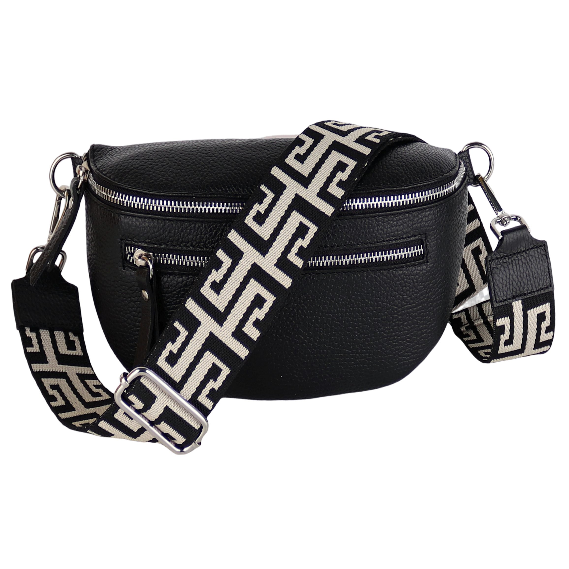 MIRROSI Bauchtasche Damen, Echtleder, Leder, Made in Italy, Umhängetasche, günstig online kaufen