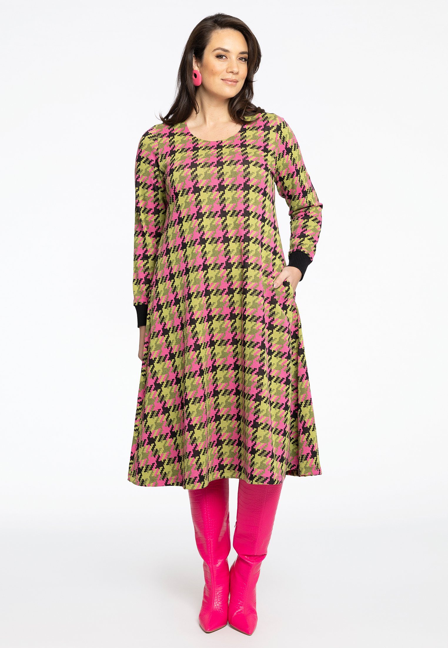 YOEK A-Linien-Kleid Damen Kleid Große Größen günstig online kaufen