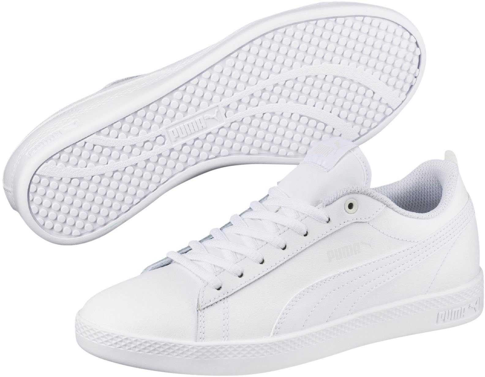 V2 Sneaker Puma L White WNS SMASH White-Puma PUMA