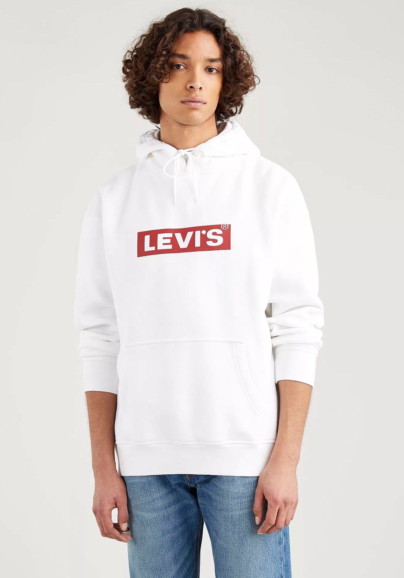 T3 Levi's® GRAPHIC RELAXD white Hoodie