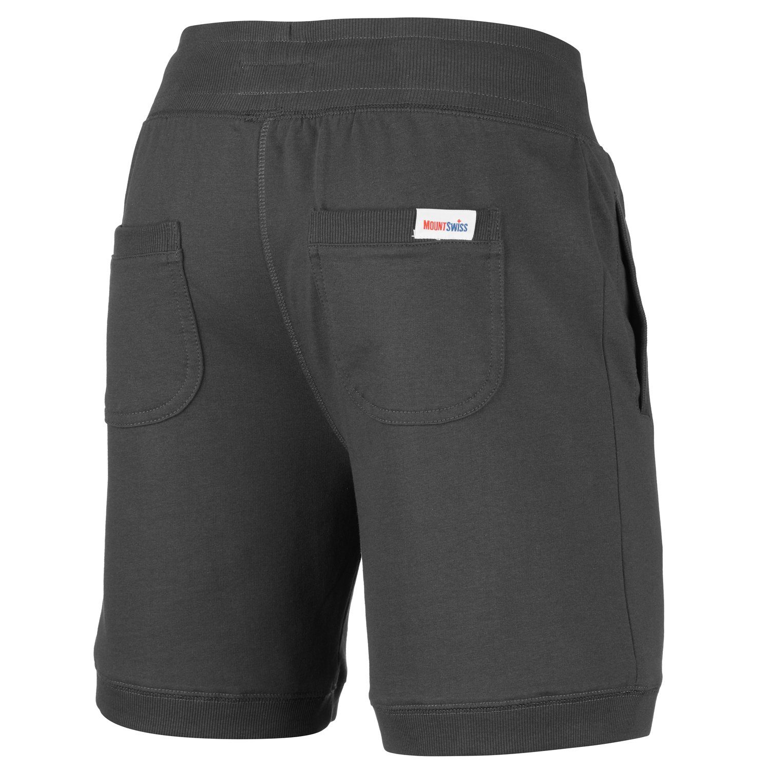 Mount Swiss Shorts Mount Swiss© elastischer / Großen anthrazit Herren in erhältlich kurze Bund, LUCA Größen auch (1-tlg) Freizeit-Shorts