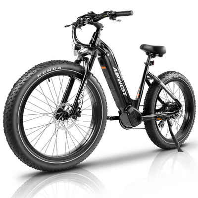 DOTMALL E-Bike AIRWEST AIR2602 26 zoll Elektrofahrrad mit 48 V15Ah Akku 250W motor