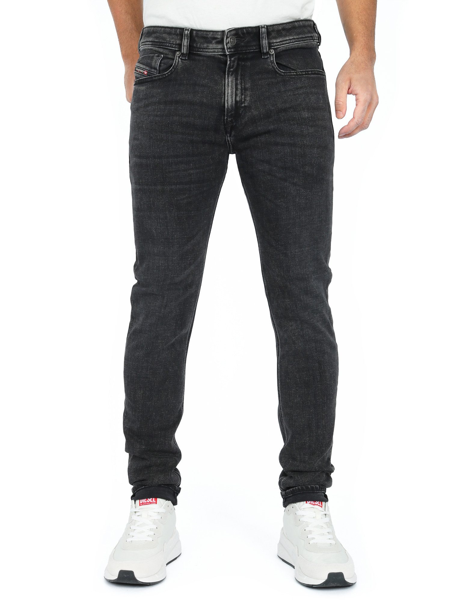 Diesel Skinny-fit-Jeans Superstretch Vintage Schwarz - günstig online kaufen