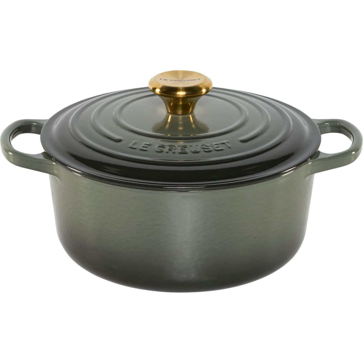 LE CREUSET Kochtopf Signature Bräter rund 24 cm thyme