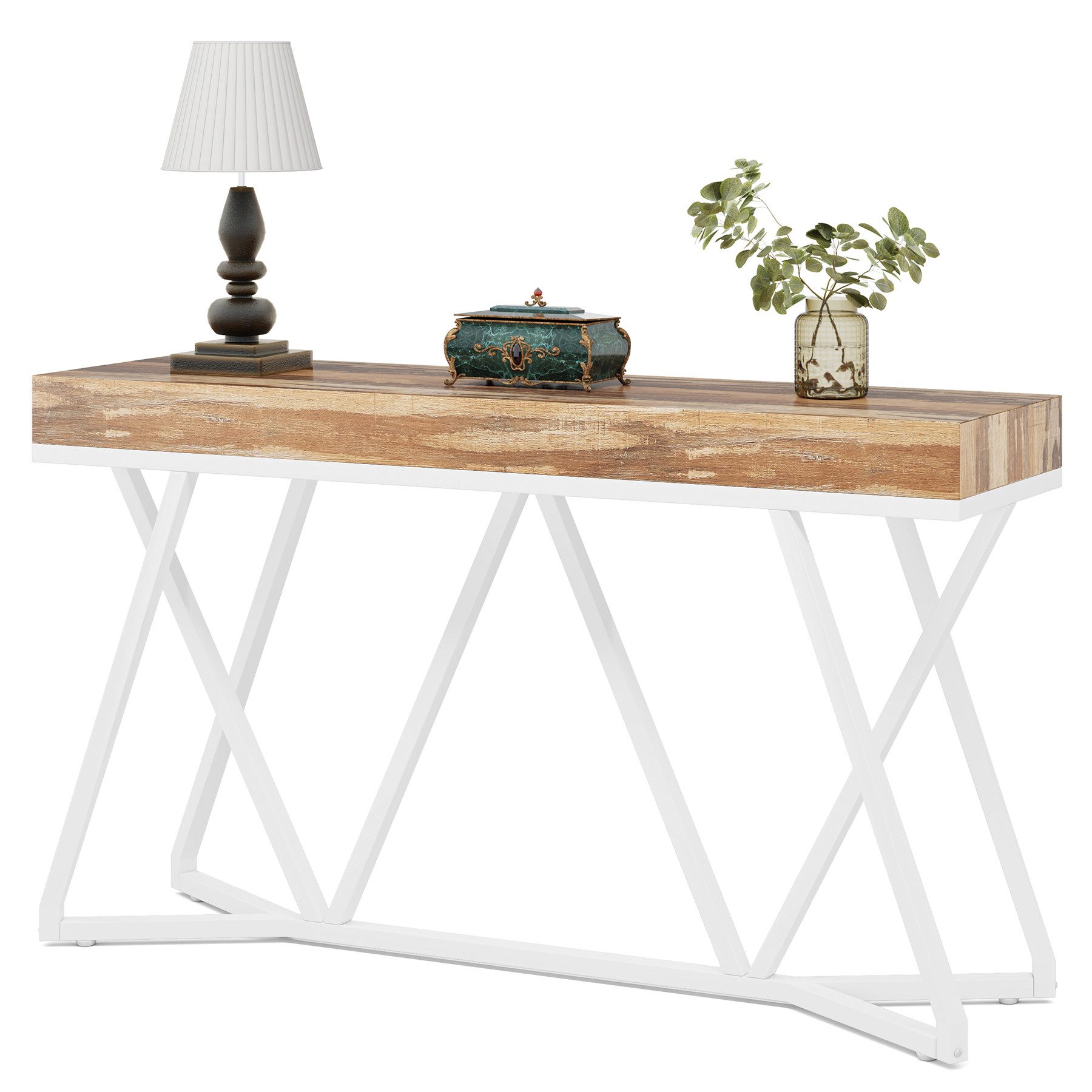 Tribesigns Konsolentisch 140cm Konsolentisch, Holz-Eingangstisch mit günstig online kaufen