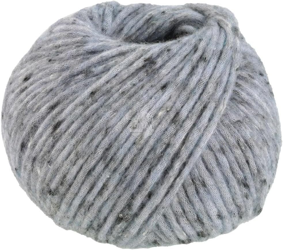 LANA GROSSA Landlust Winterwolle Tweed, Wolle zum stricken, häkeln Häkelwolle, 80 m