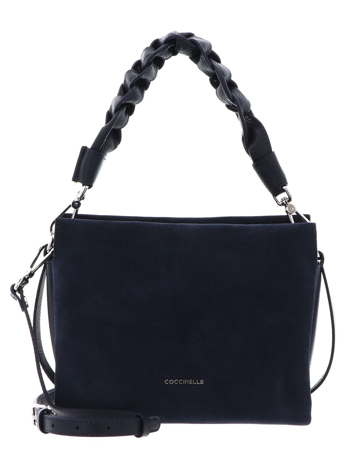 COCCINELLE Handtasche Handbag Suede Grainy Leather, aus echtem Rindsleder