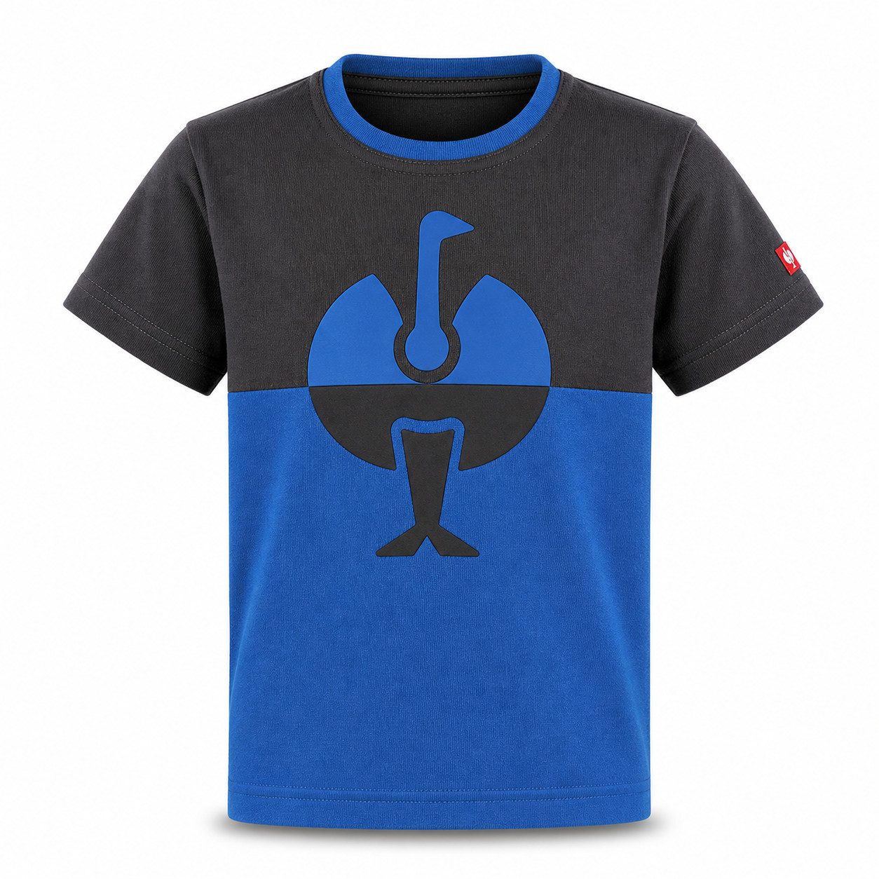 Engelbert Strauss T-Shirt Kinder T-Shirt Colourblock von Strauss mit coolem 3D-Druck 100% Baumwolle Pique-Qualität