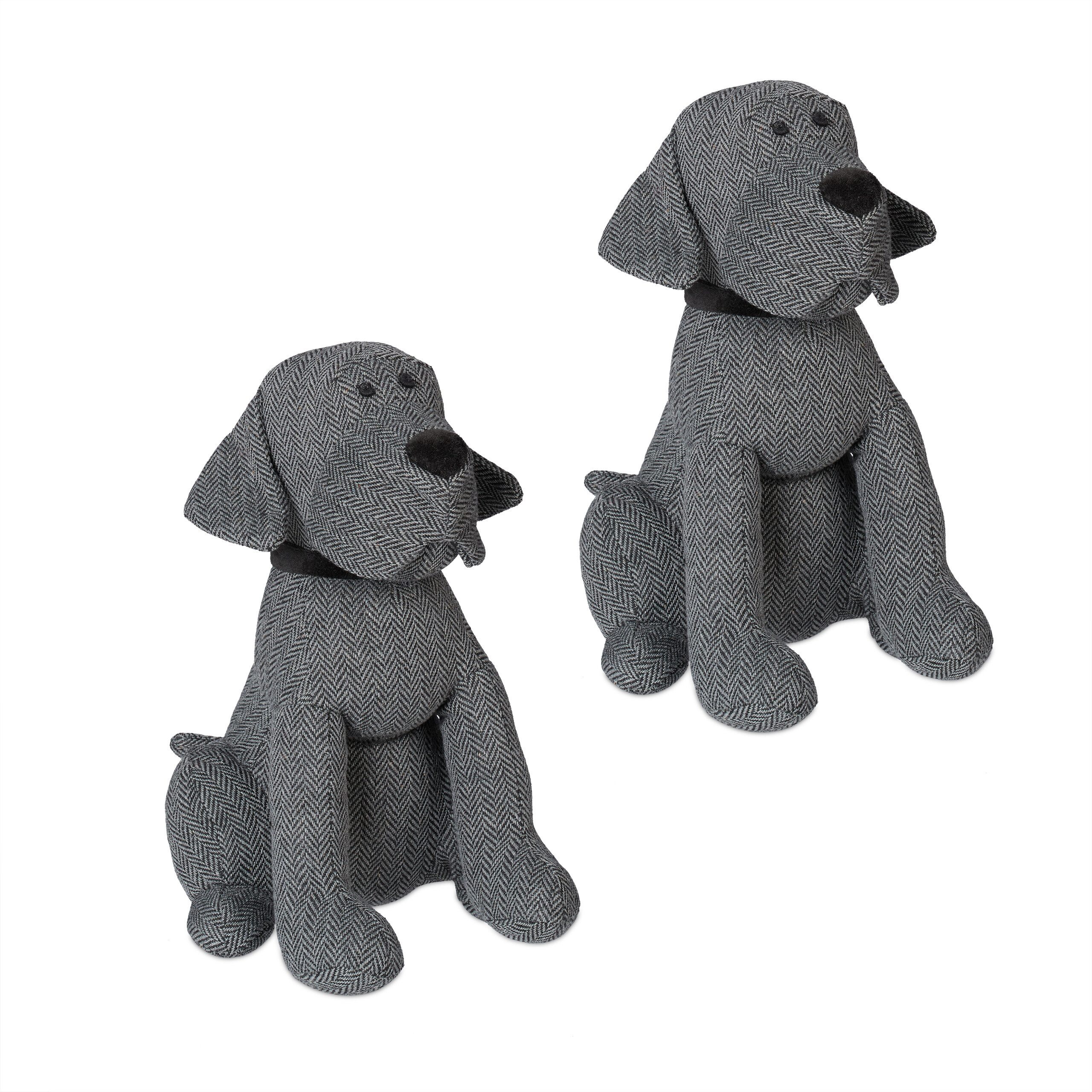 relaxdays Türstopper 2 x Stoff Türstopper günstig online kaufen
