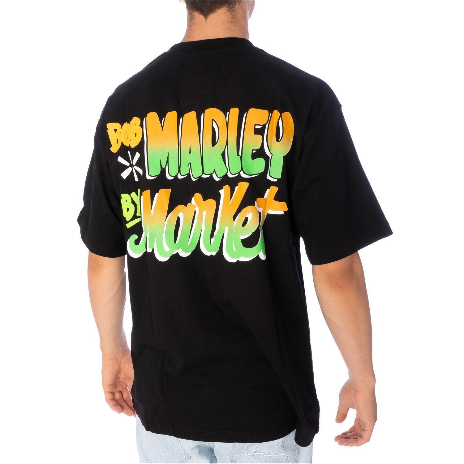 Market T-Shirt T-Shirt Market Bob Marley Soccer (1-tlg) Großer "Market" Logo-Print auf der Rückseite