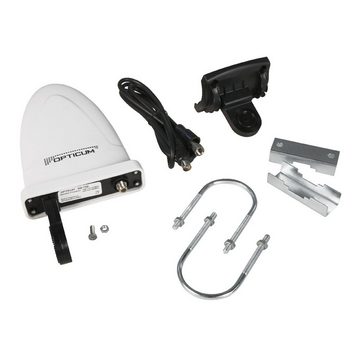 RED OPTICUM OPTIMA HD 750 - DVB-T Antenne outdoor DVB-T2 HD Receiver (Antenne für DVB-T/T2 & Rundfunkempfang - ideal für Camping)