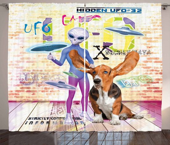 Gardine »Schlafzimmer Kräuselband Vorhang mit Schlaufen und Haken