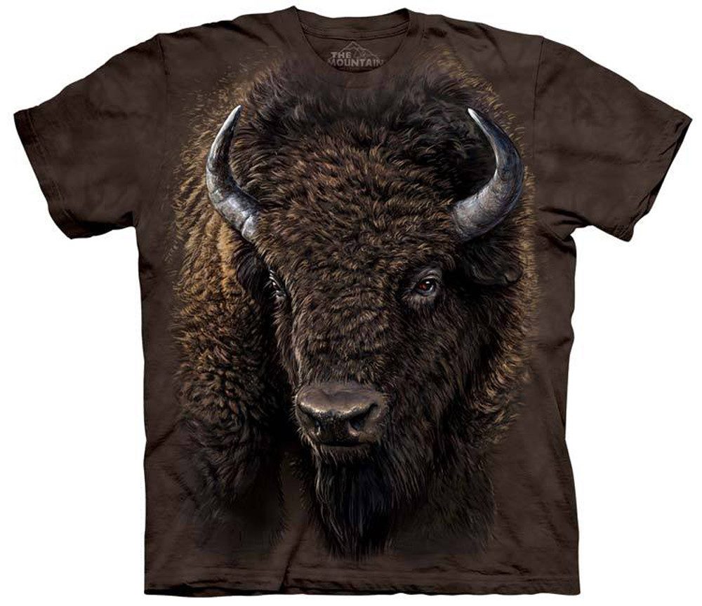 The Mountain T-Shirt American Buffalo - Büffel