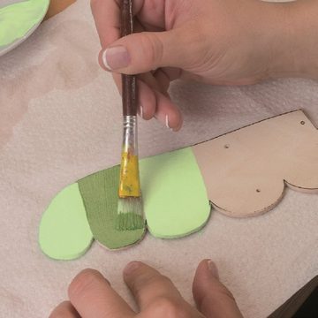Pebaro Kinder-Werkzeug-Set Laubsäge-Schreinerkiste mit Arbeitstisch und Farbe, 432S