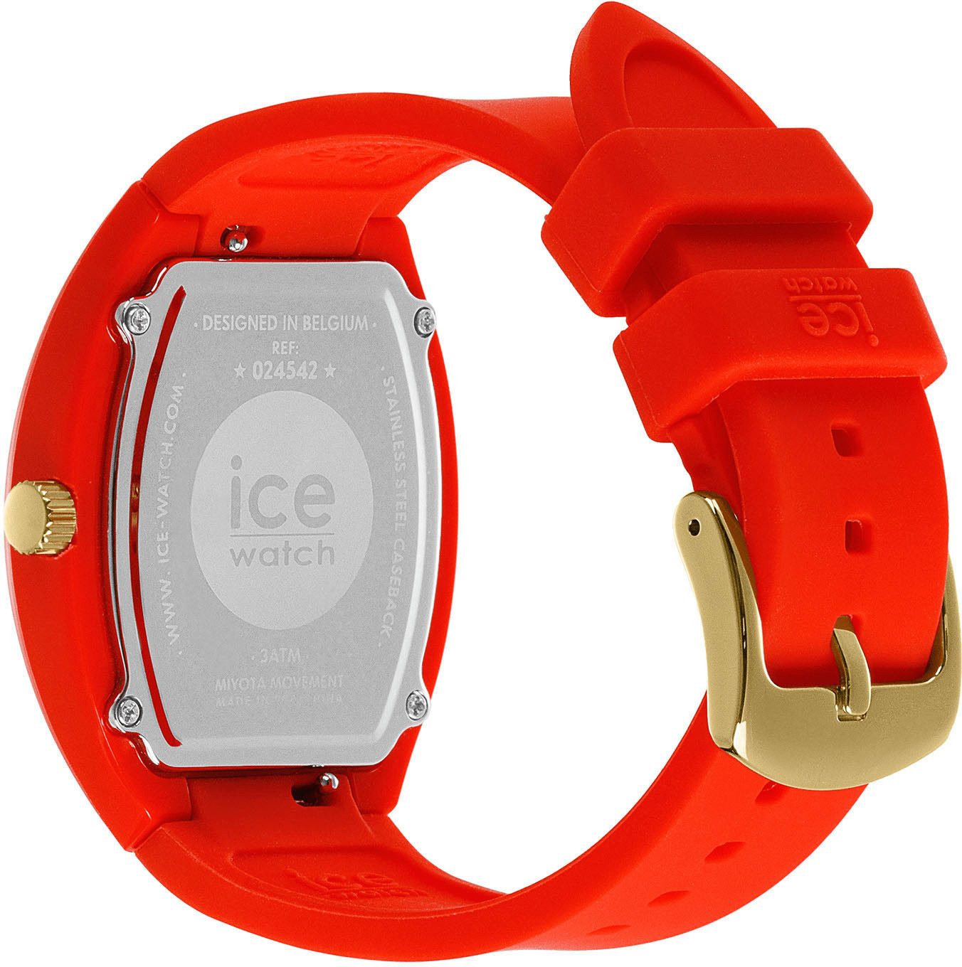 ice-watch Quarzuhr ICE boliday - Dome - Small - 3H + Date 024542, Armbanduhr, Damenuhr, Silikonarmband, Datum, analog
