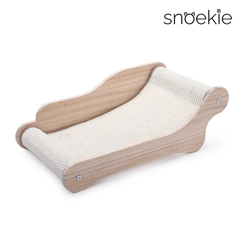 SNOEKIE Kratzbrett Snoekie Großes Sisal-Kratzbrett aus Holz