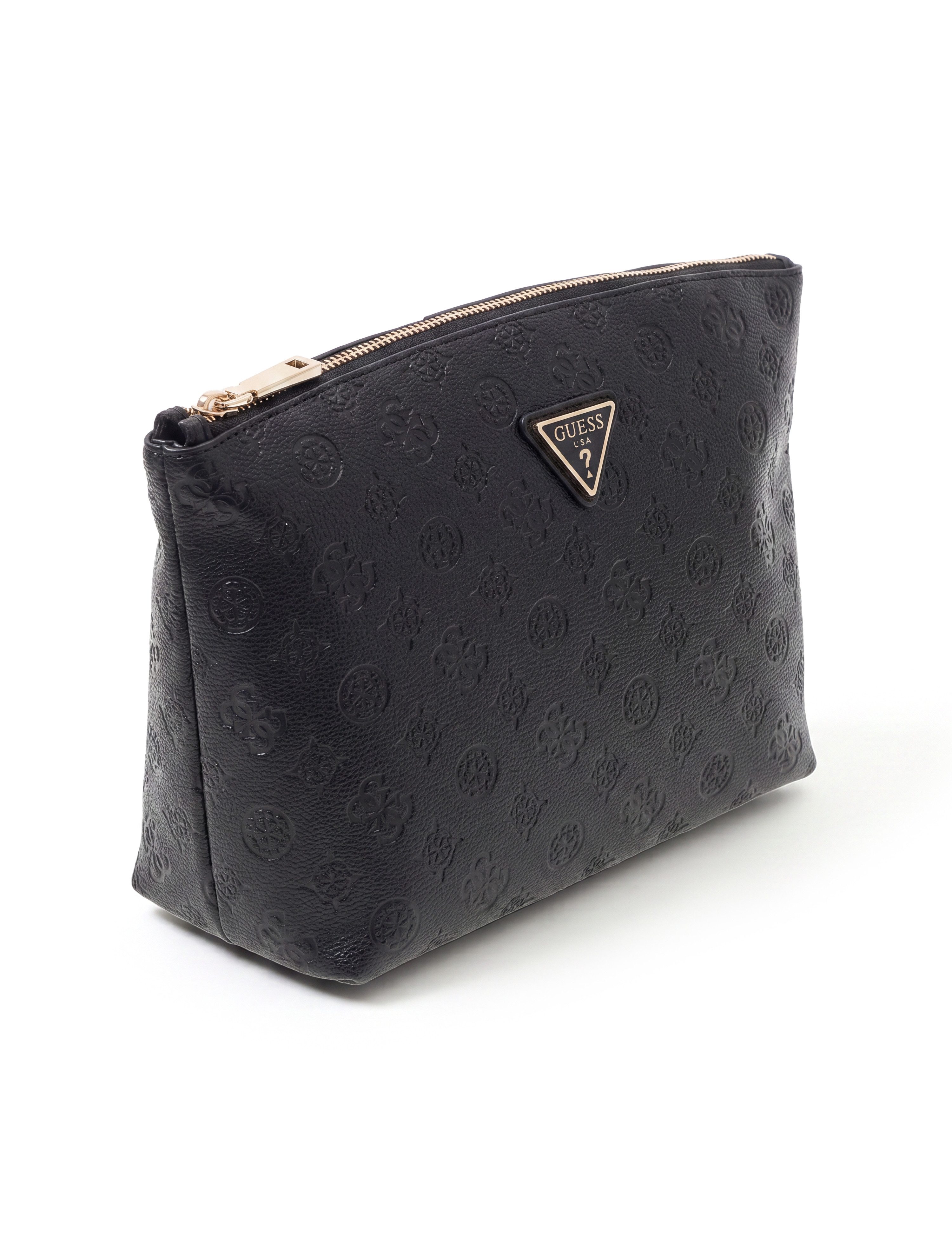 Guess Kosmetiktasche LENWOOD TOP ZIP COSMETIC, Waschbeutel, Wash Bag, Kosmetiktasche mit Reißverschluss