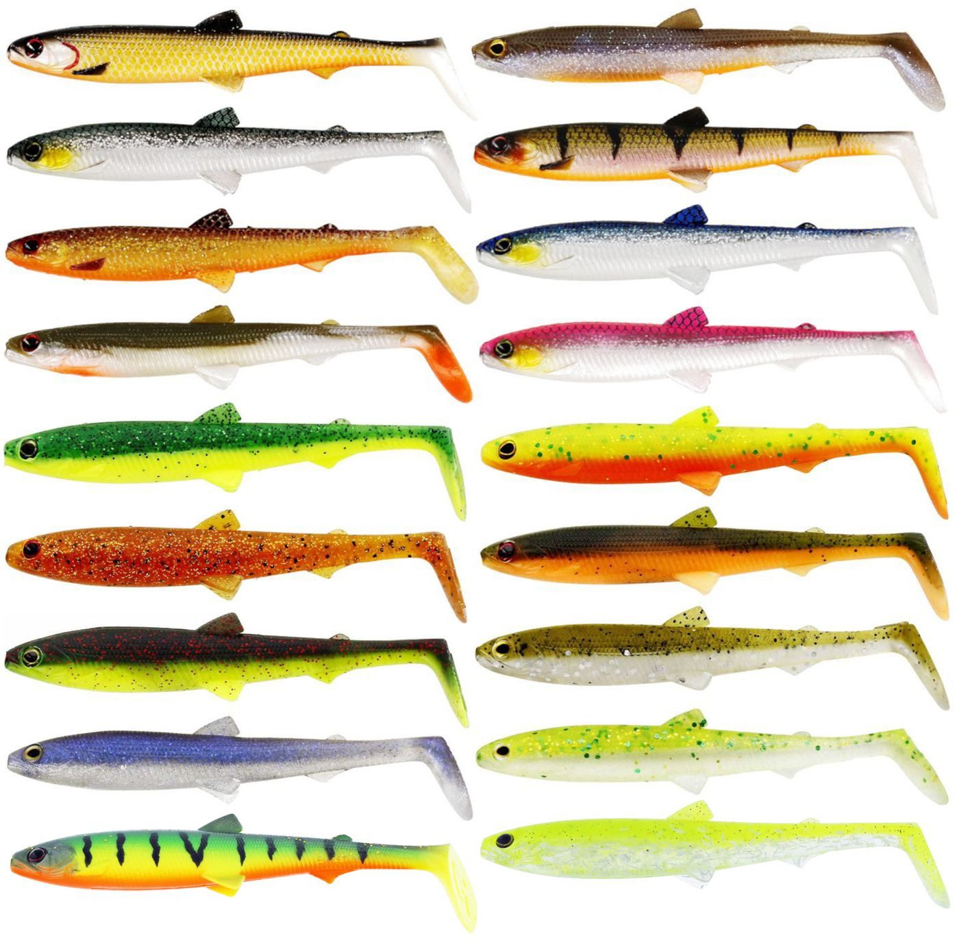 WESTIN Kunstköder Westin BULLTEEZ SHADTAIL 9.5CM 7G TIGER PERCH 2PCS