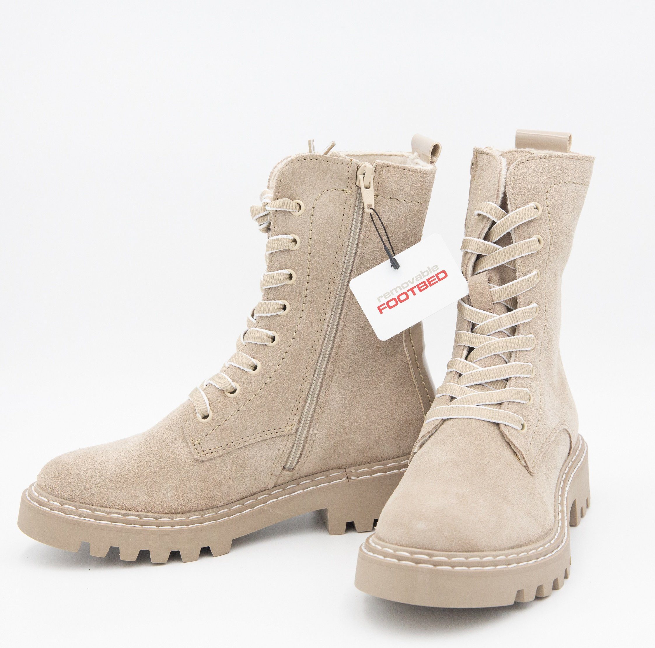 Tamaris Damen Bequemschuhe Mit TOUCHit-Fußbett - Warm Gefütterte Schnürschuhe