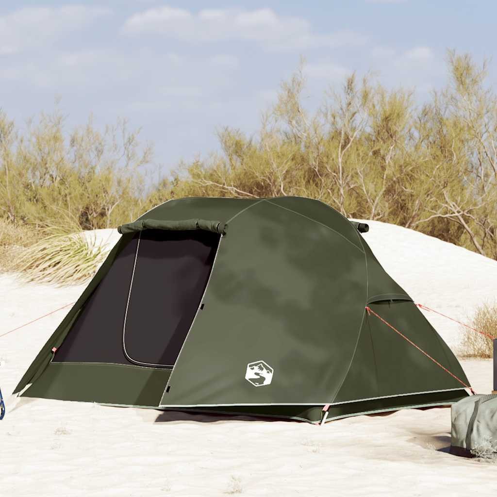 Angelzelt Campingzelt 312x216x114 cm Olivgrün