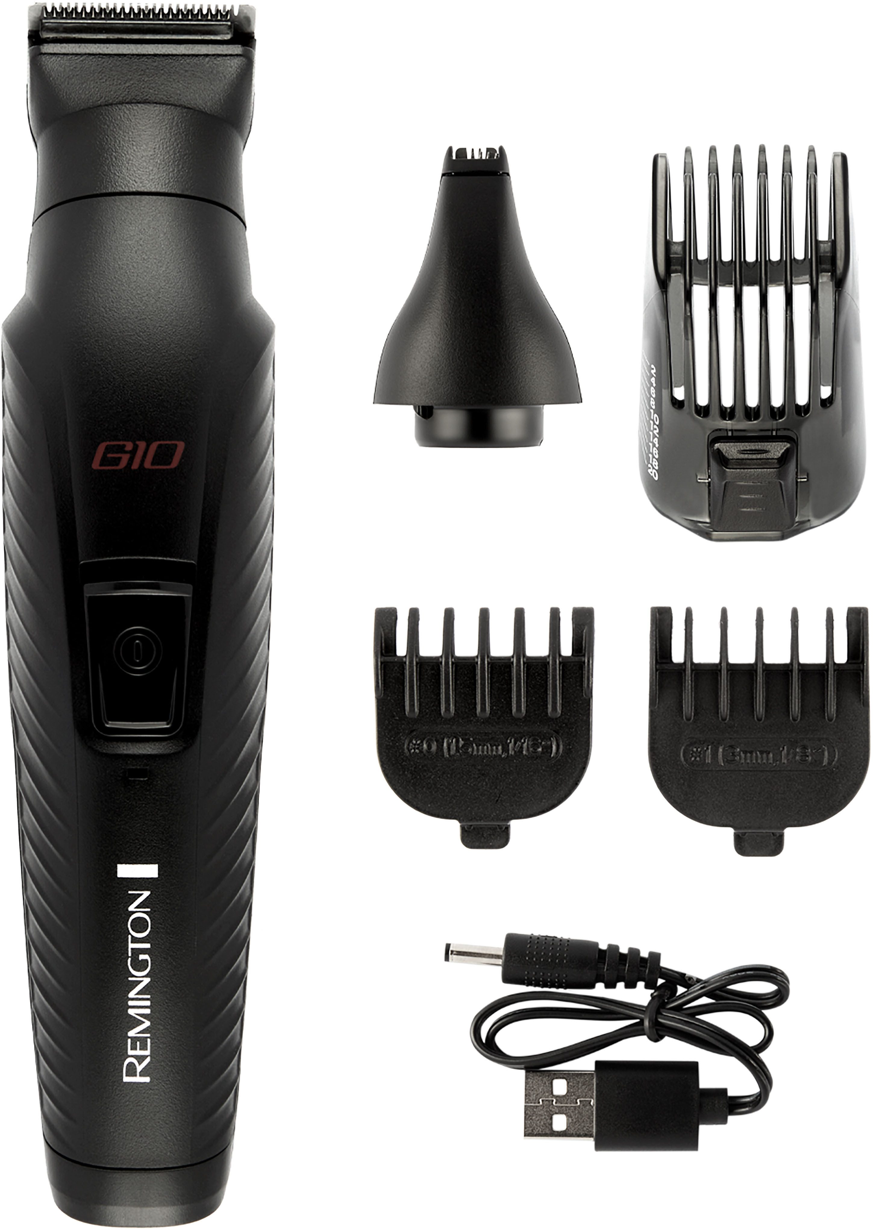 Remington Multifunktionstrimmer PG2100, 10-in-1-Styling mit 5 Aufsätzen
