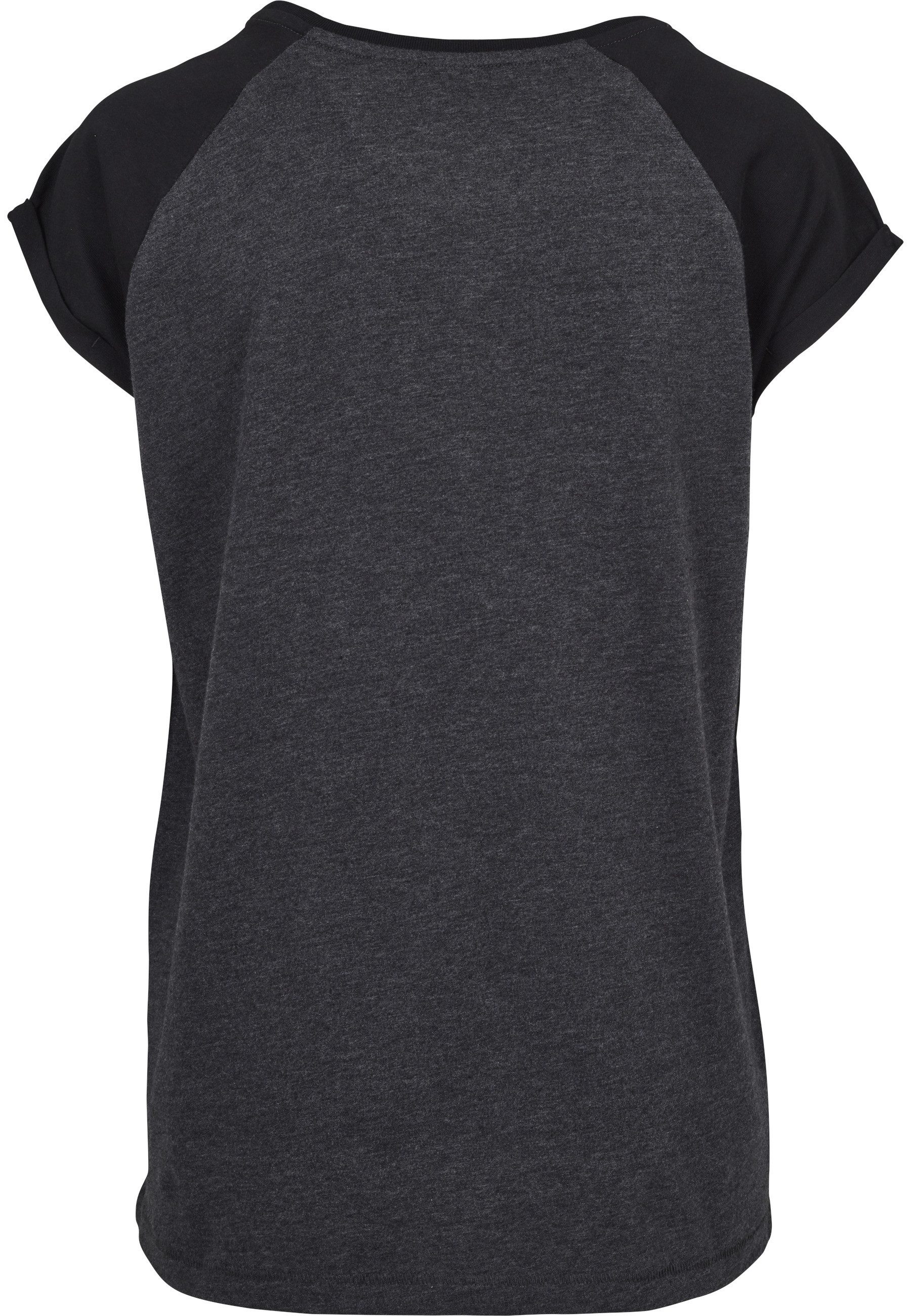 URBAN CLASSICS Kurzarmshirt Urban Classics Damen Ladies Contrast Raglan Tee günstig online kaufen