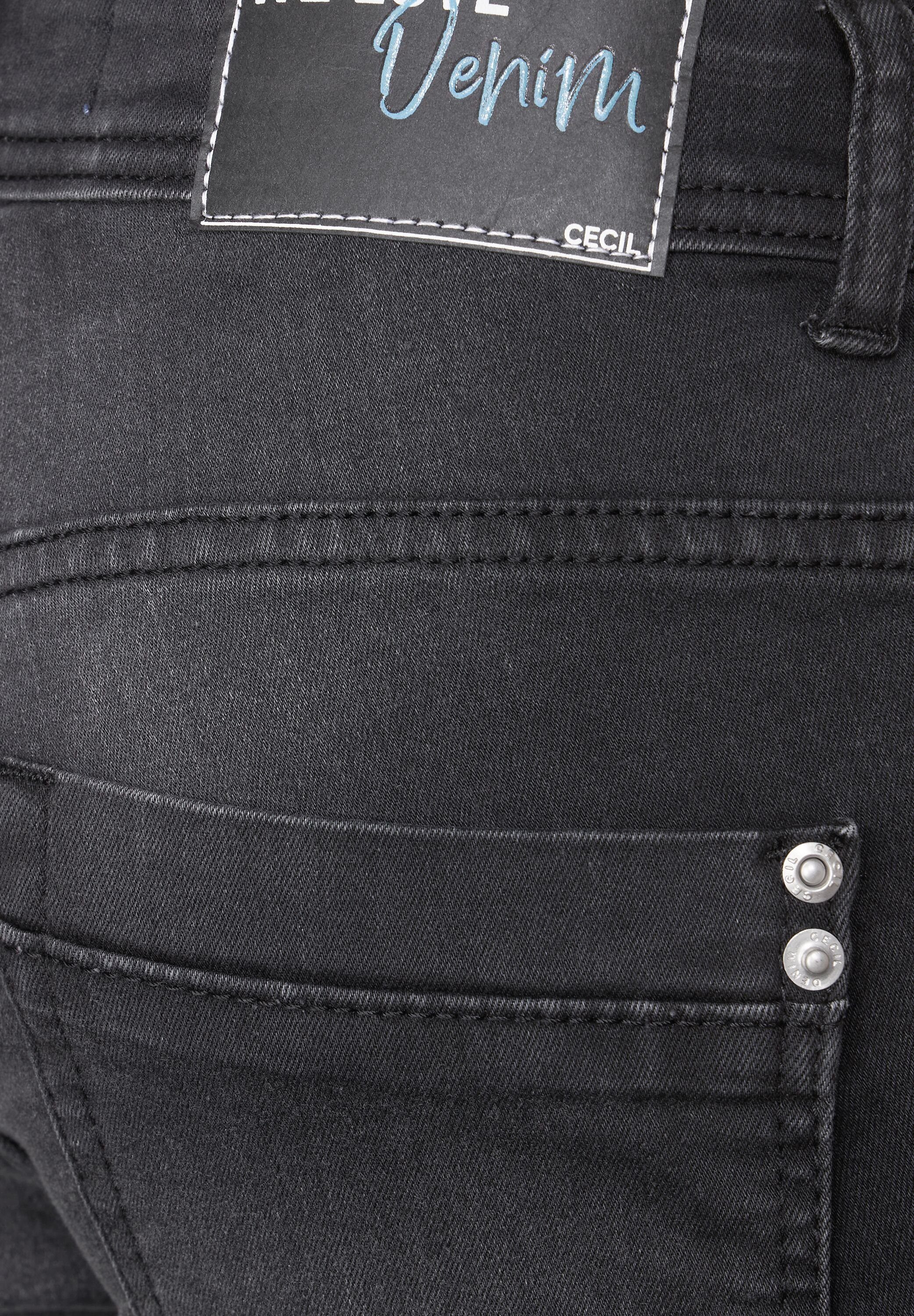Cecil Loose-fit-Jeans softer Materialmix