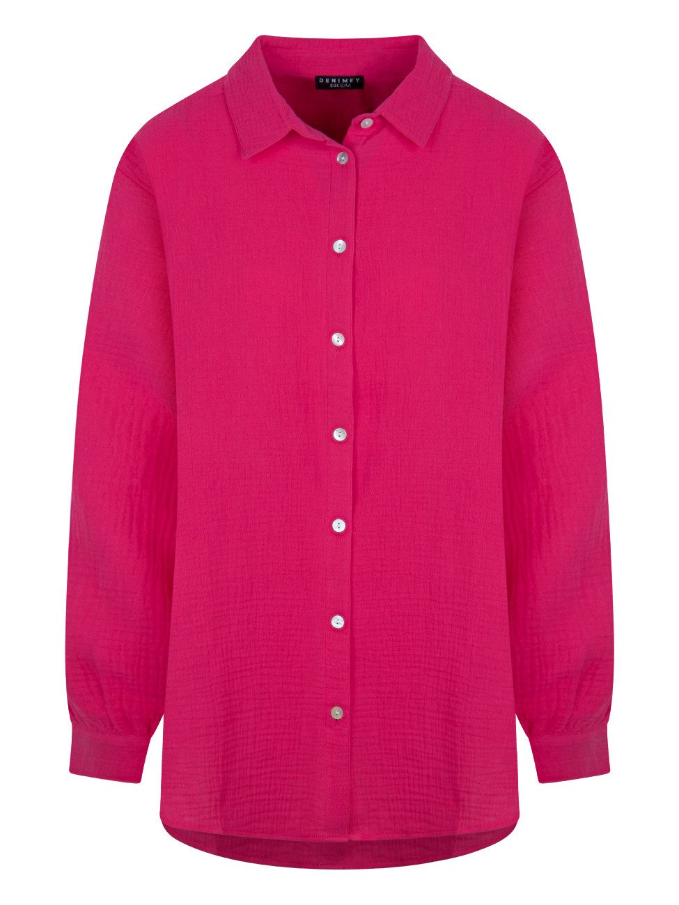 Hemdbluse Damen Bluse DFMathilda Oversize Fit