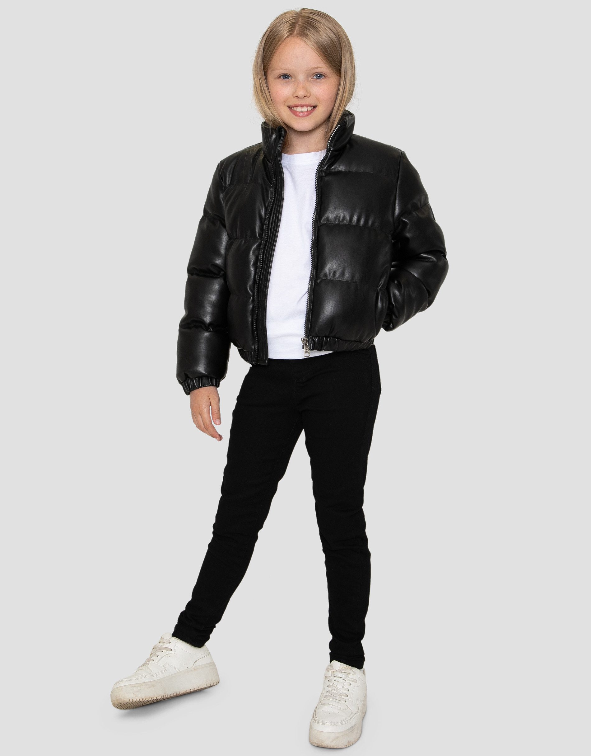 Lederimitatjacke Puffer Katy