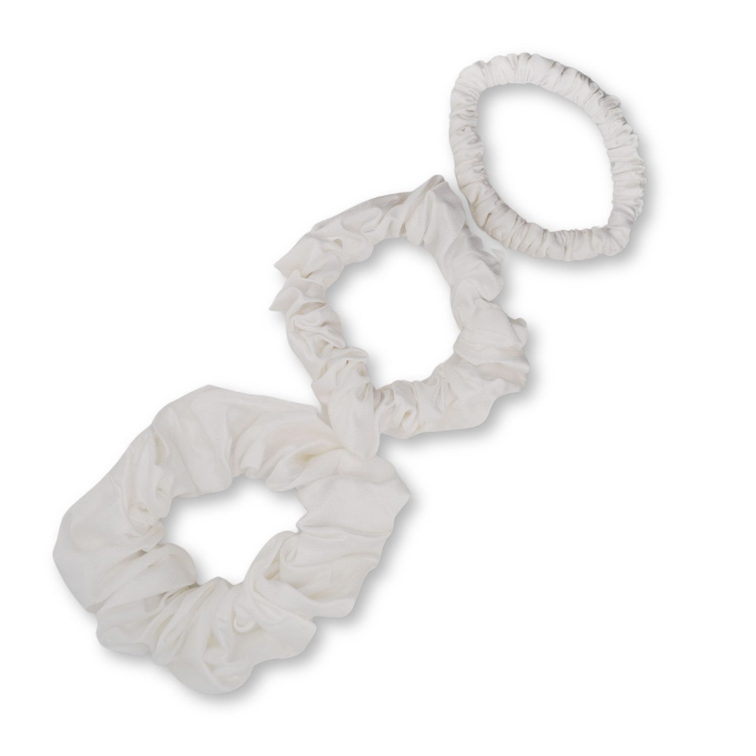 AGA.PIE Haargummi Scrunchie-Set, aus 100% Lyocell aus Bambus-Cellulose, besonders sanft zum Haar