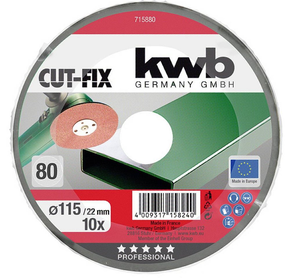 Thumbnail - kwb Schleifpapier CUT-FIX® Fiberschleifscheiben, Metallbearbeitung