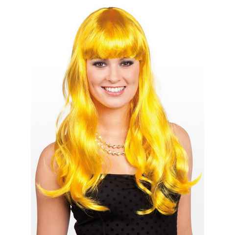 Boland Kostüm-Perücke Lange Haare gelb