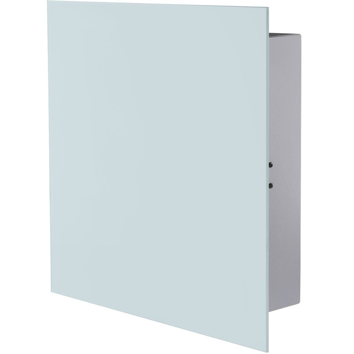 bonsport Schlüsselkasten Schlüsselkasten mit Glasmagnettafel, 33 x 33 x 6,8 cm inkl. 6 Magneten