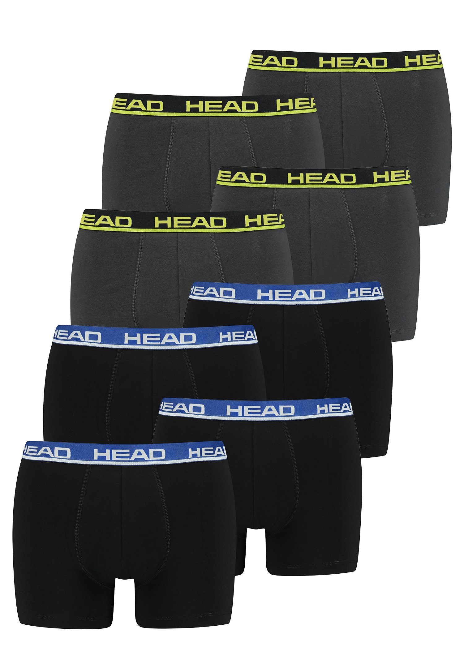 Lime/Black Phantom Head (Spar-Set, Basic 8P Head Boxershorts 8-St., 8er-Pack) Blue Boxer