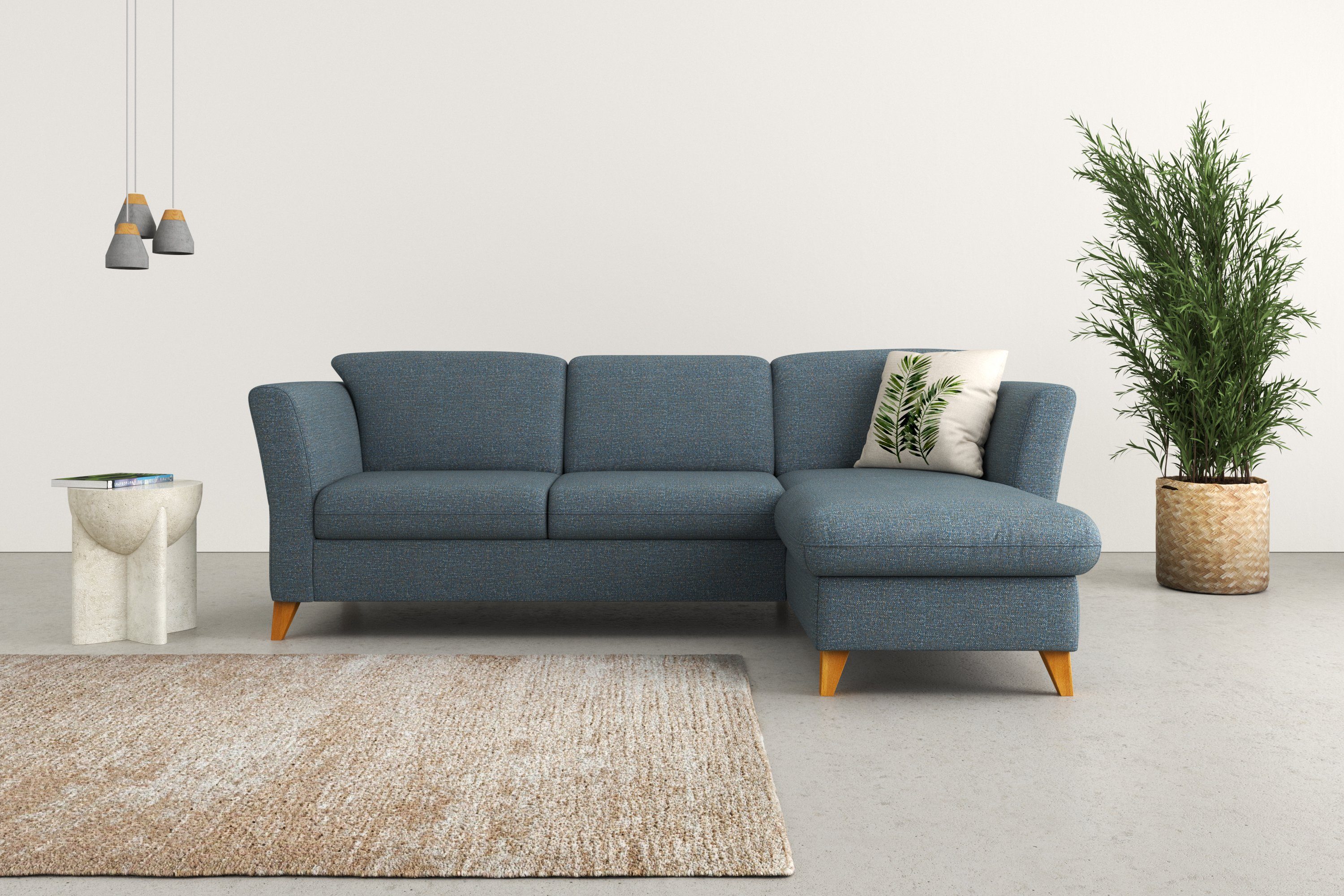 Home affaire Ecksofa Trelleborg L-Form, Federkern-Polsterung, günstig online kaufen