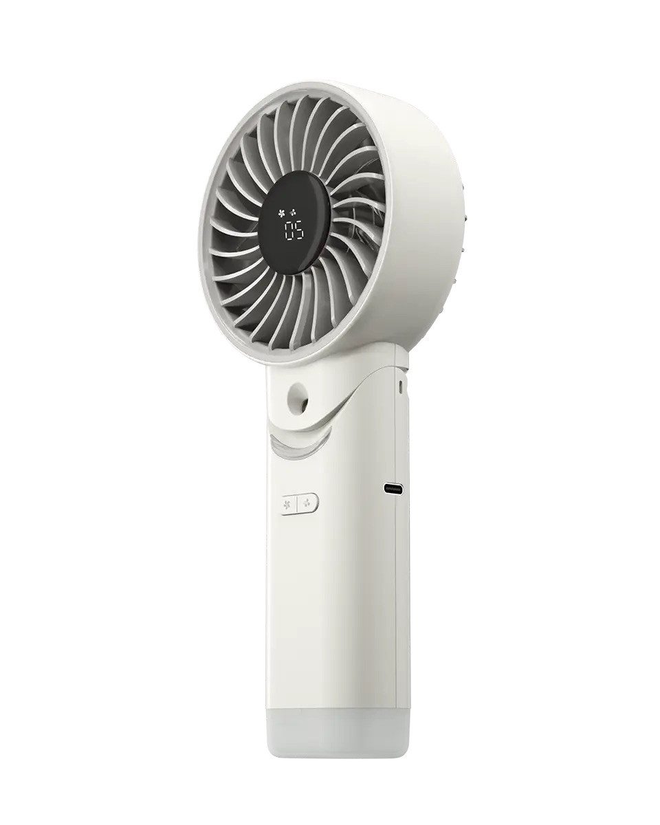 Nitecore Handventilator izzCool 30 - Handventilator mit Luftbefeuchter, Cloud White