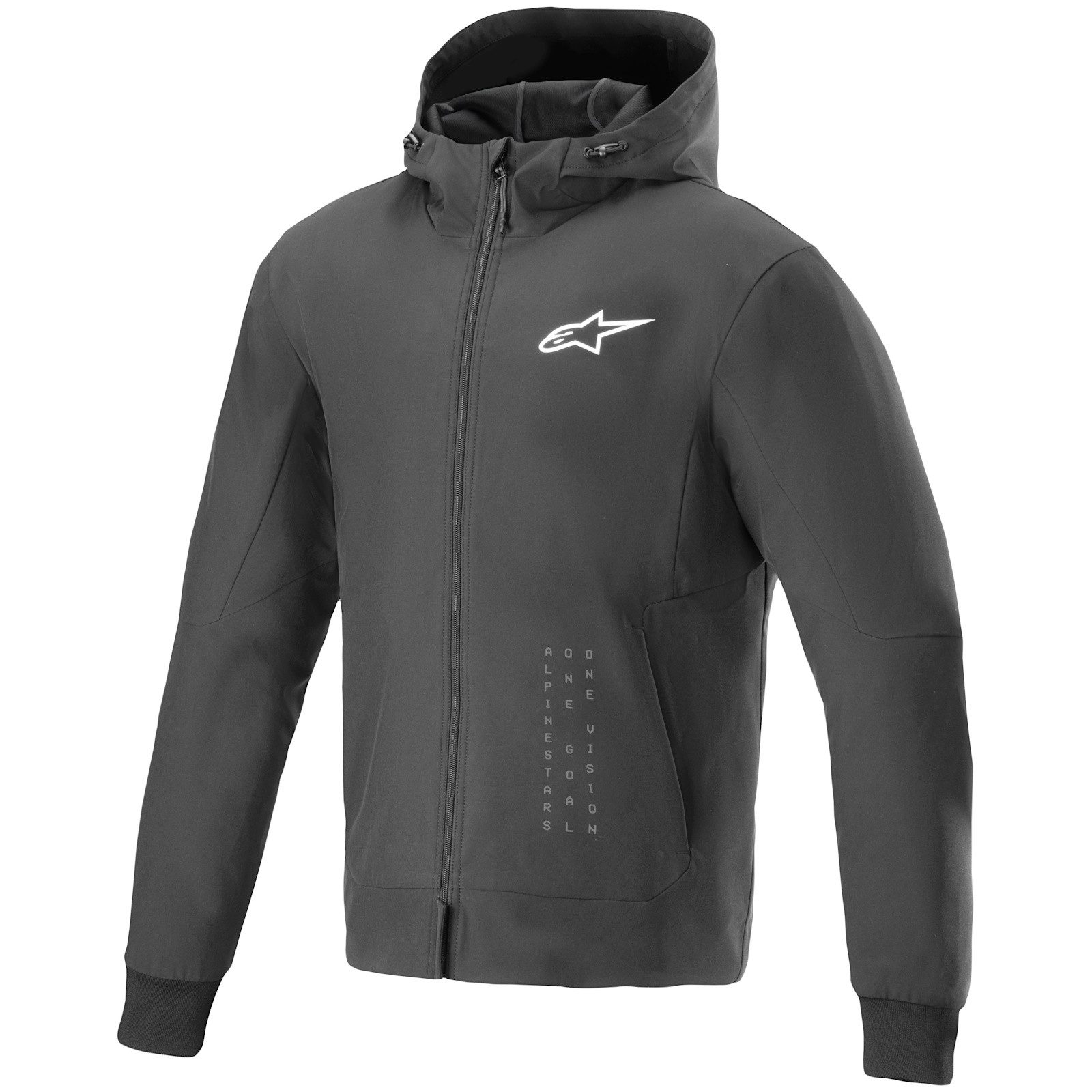 Alpinestars Motorradjacke Alpinestars Radium Tech Hoodie schwarz / weiss at günstig online kaufen