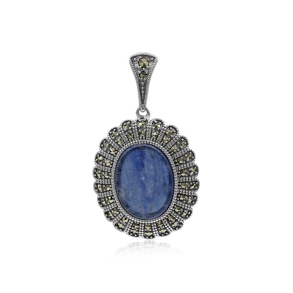 Kaschmir Kyanit Und Zirkon-Anhänger - 2,64 Ct