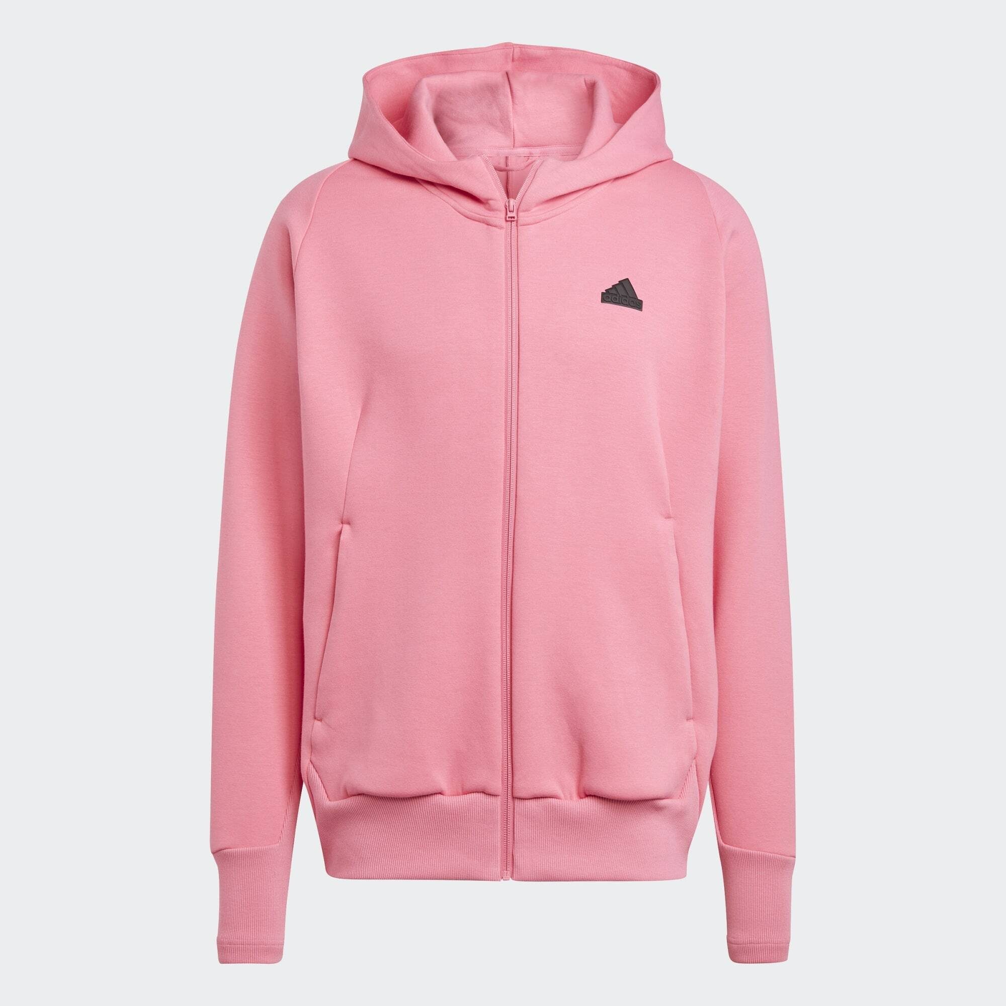 PREMIUM ZIP-HOODIE Fusion Pink Hoodie Sportswear adidas Z.N.E.