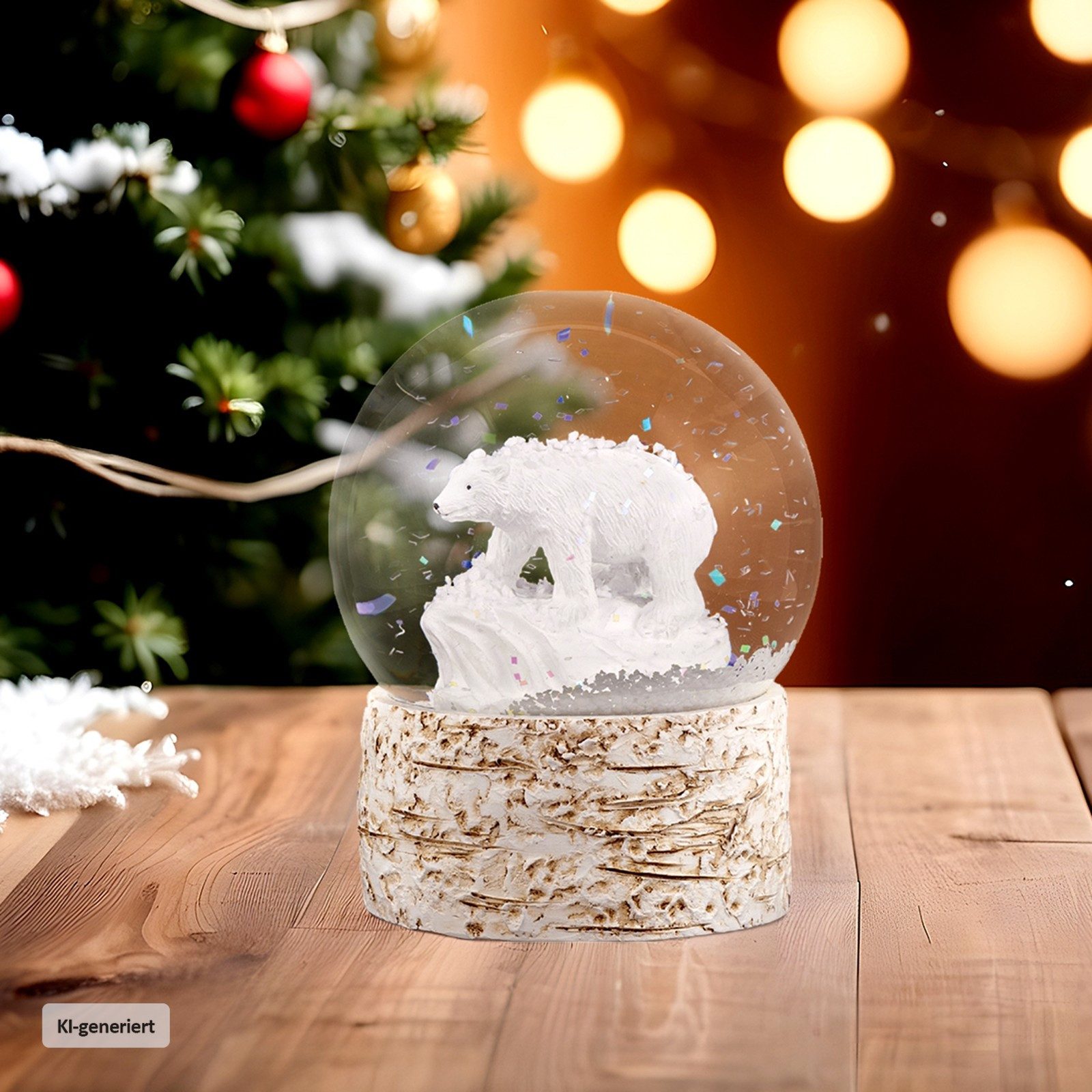 HTI-Living Schneekugel Schneekugel Eisbär (Stück, 1 St., 1 Schneekugel), Dekofigur WEihnachtsdekoration