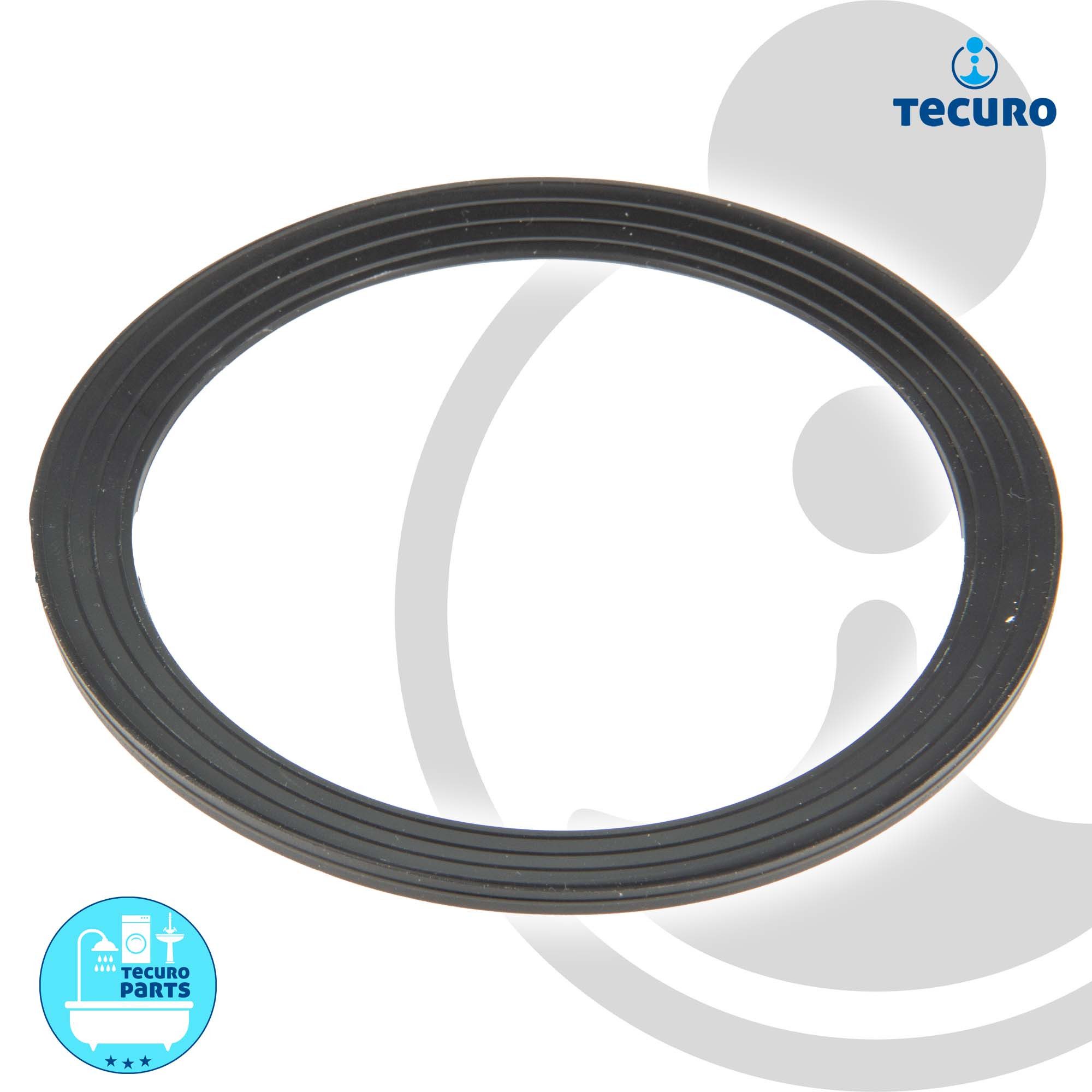 tecuro Siphon Gummi-Dichtung für Siebkorb 3 1/2" Ø 110 mm x Ø 86 mm x 5 mm – Bild 2 von 5