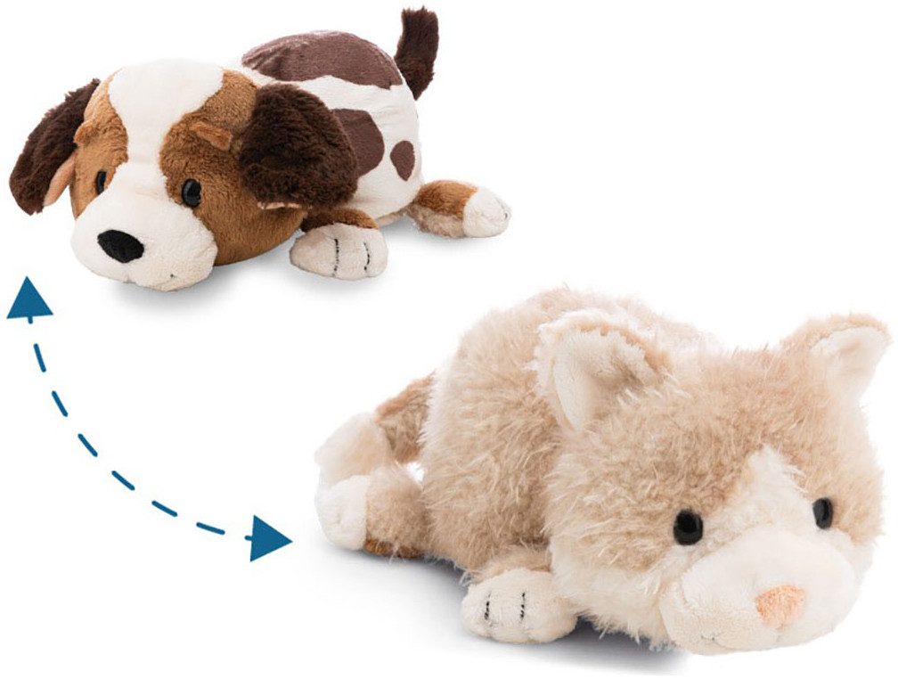 Nici Kuscheltier Twistimals, 25 cm, mit Wendefunktion 2in1