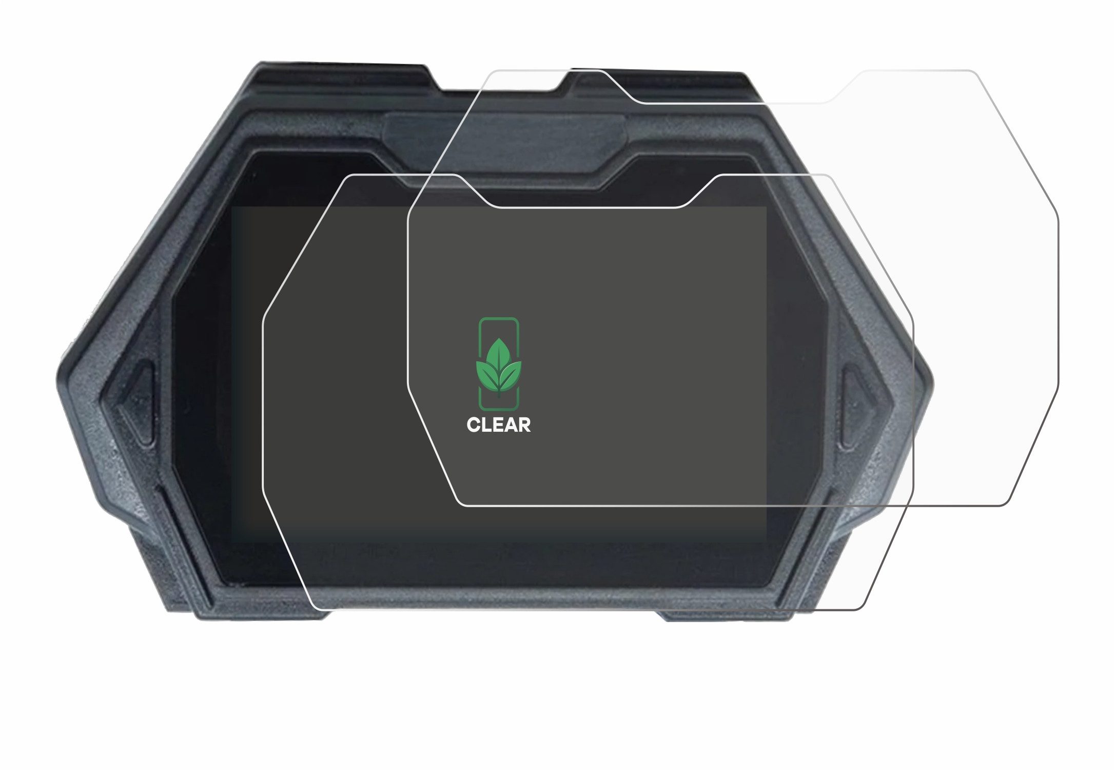 ScreenLeaf Displayschutzfolie Schutzfolie für Kukirin G3 Pro, 2 Stück, nachhaltiger Displayschutz Schutz Folie Klar Transparent