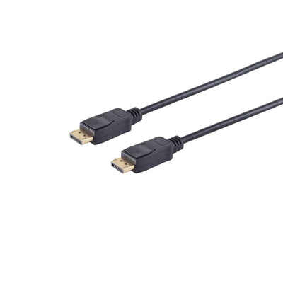 Kabelbude.eu Displayportkabel 1.2, Stecker-Stecker, UHD 4K2K Video-Kabel, (500 cm)