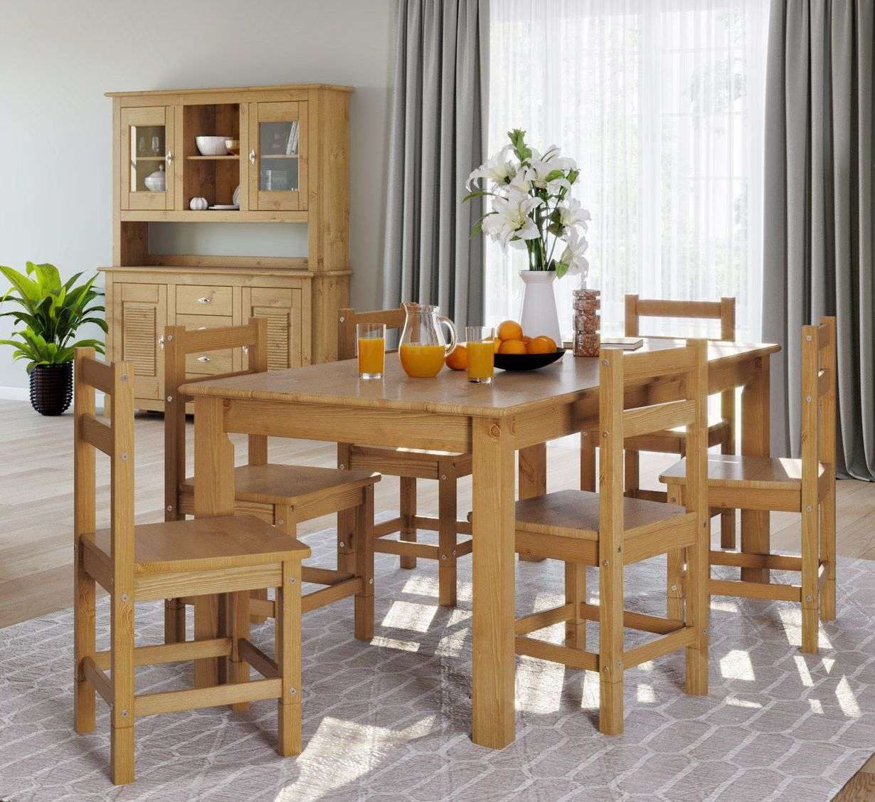 Home affaire Esstisch Konrad, aus FSC®-zertifizierter Kiefer, in Breiten 12 günstig online kaufen