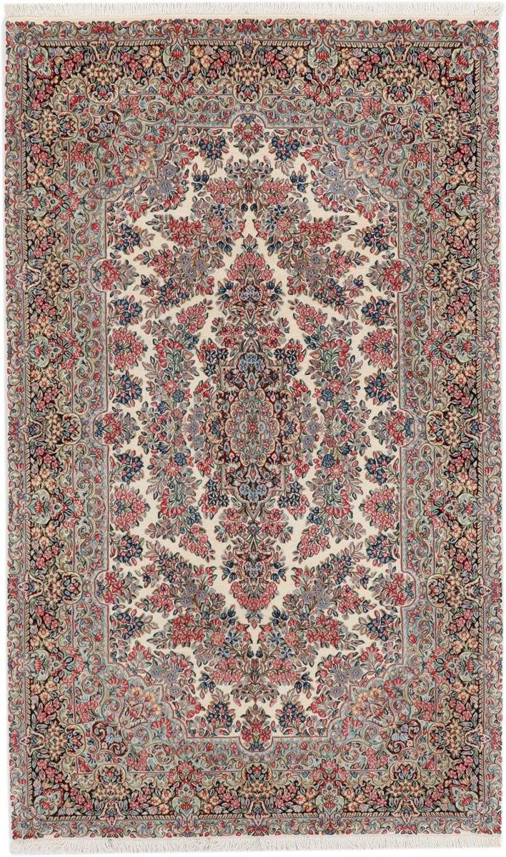 Orientteppich Kerman 145x245 Handgeknüpfter Orientteppich / Perserteppich, Nain Trading, rechteckig, Höhe: 12 mm