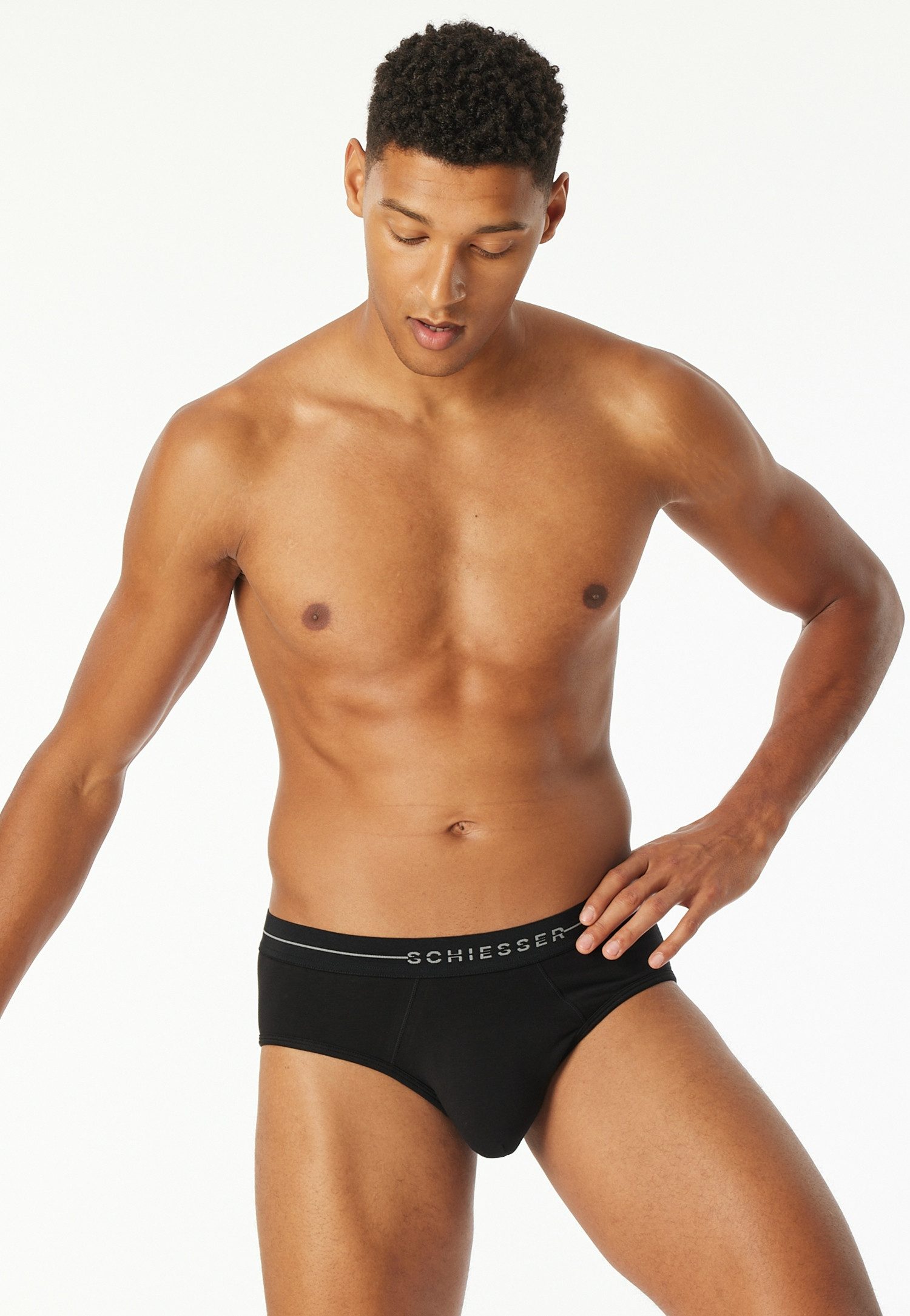 Schiesser Rioslip Cotton Flex (2er Pack) Baumwollmischung, ohne störende Seitennähte, superweich