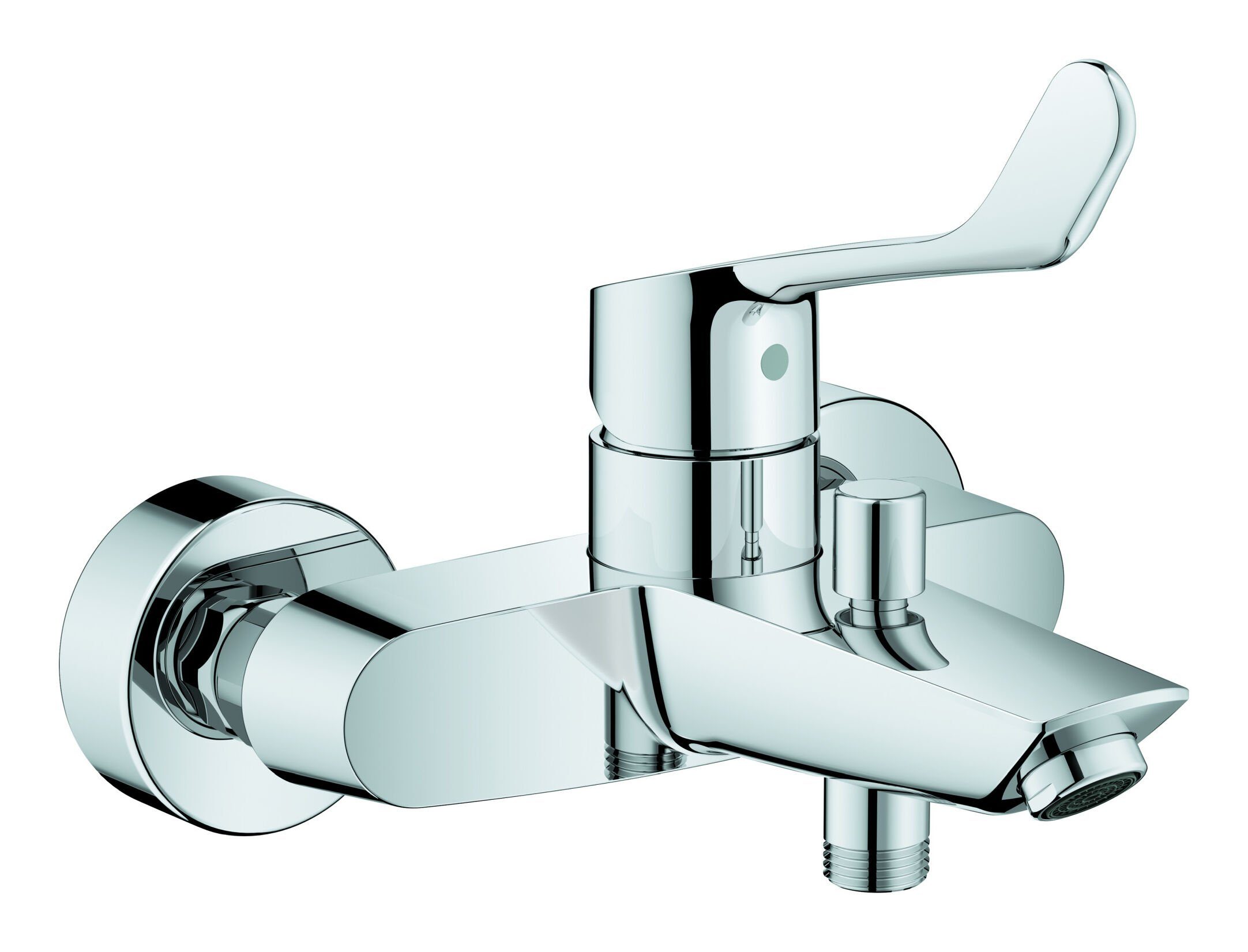 Grohe Wannenarmatur Eurosmart Einhand-Wannenbatterie langer Hebel - Chrom