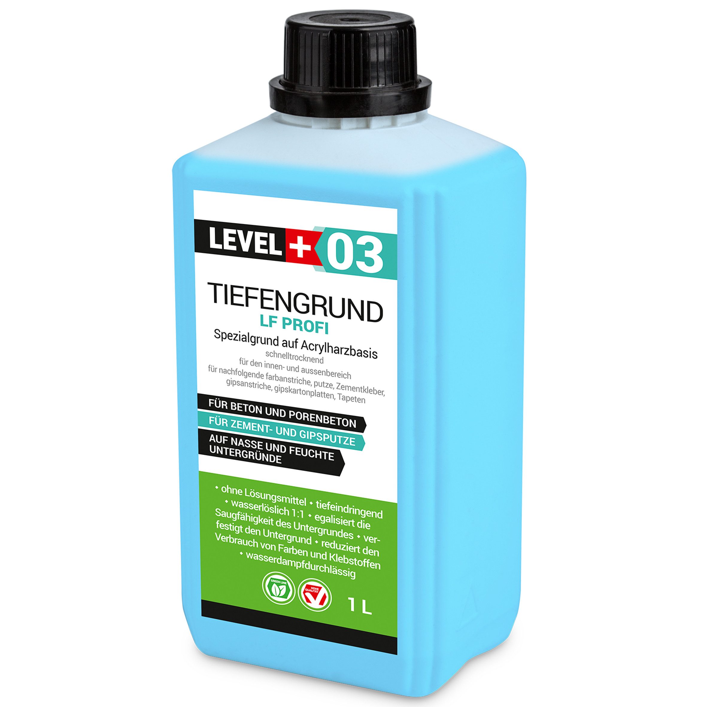 Level+ Tiefengrund LEVEL+ Tiefengrund LF Gipsputz Grundierung L+03 - 1L